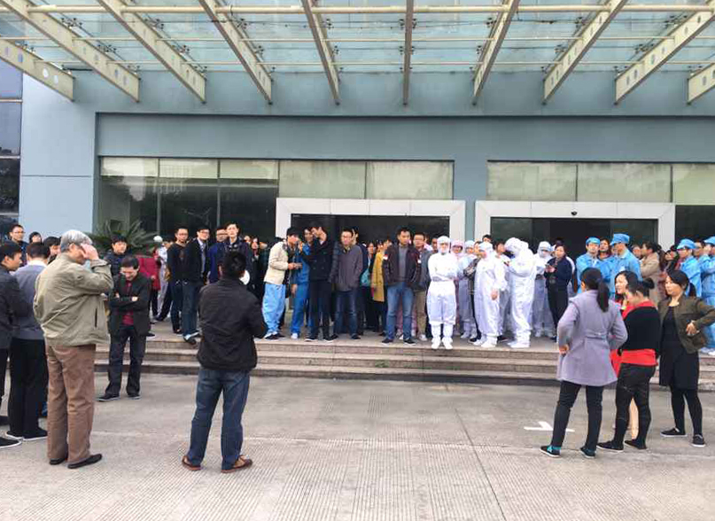 
                            友旺開展消防演練，提升員工消防安全意識